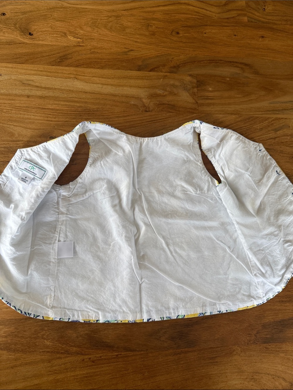 Classic Prep Yellow Lemon Print Skirt Set - Picture 8 of 9